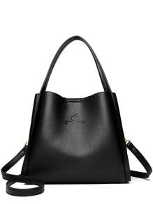 高品质软皮女士手提包休闲单肩托特包奢华设计师女士大容量钱包包热销、时尚女士包包优雅