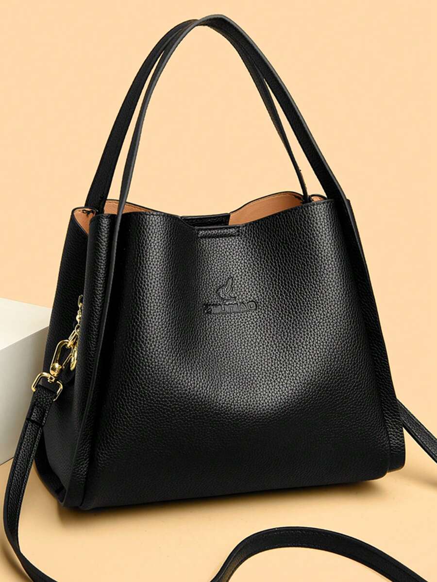 高品质软皮女士手提包休闲单肩托特包奢华设计师女士大容量钱包包热销、时尚女士包包优雅