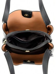 高品质软皮女士手提包休闲单肩托特包奢华设计师女士大容量钱包包热销、时尚女士包包优雅