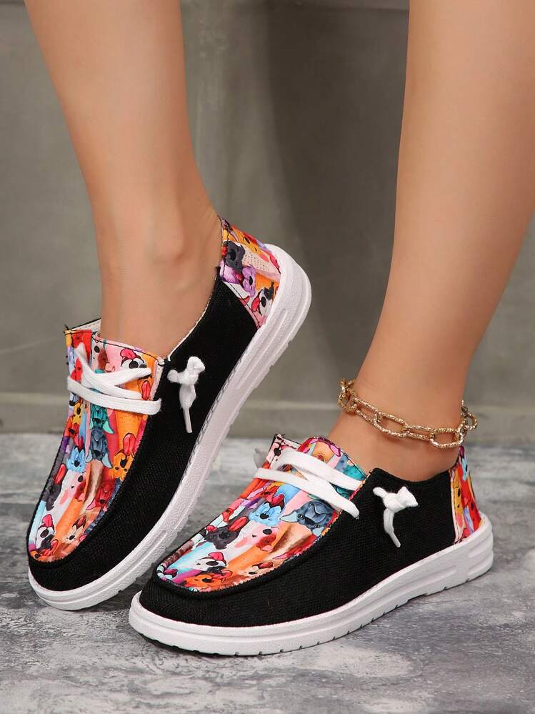 Round toe canvas sneakers sales