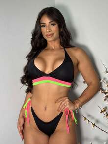 Women's Bikini Summer Fashion: - màu đen - Xem 4