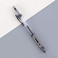 3 buc pixuri neutre cu presă de mare capacitate, roșu, albastru, negru, pix pe bază de apă, papetărie de birou, papetărie pentru studenți, cadou premiu, cadou semestrial și final, cadou de Halloween, Crăciun și cadou de mulțumire