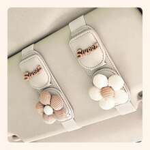 Car Sunglasses Holder Clip With Sun Visor Multifunctional Storage For Glasses Bank Cards Receipts Magnetic Sun Visor Glasses Clip Sun Visor Eyewear Clamp Car Eyeglass Clip