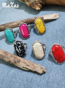 Vintage European & American Bohemian Style Turquoise Necklace For Women, Suitable For Party, Travel, Gift For Festivals & Anniversaries. Please Share Photo Review If You Like The Product.