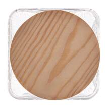 Pote Porta Mantimentos Decorado em Vidro com Tampa de Madeira 600ml - Wolff