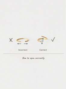 1个925纯银鼻环套，小巧纤细的穿孔饰品，优雅简约，适用于鼻中隔软骨螺旋耳屏，金色、银色女士款（小巧精致）（标注尺寸为外径） - 素圈鼻環 - 查看 5