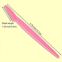 40片装眉毛修剪器及面部刀片，带保护盖，适用于面部及身体脱毛、化妆、家居装饰、梳妆台、旅行、卧室、化妆配件、眉刀、圣诞礼物、化妆品、化妆工具、廉价好物、礼品、女士礼品、圣诞礼物、赠品、旅行、廉价好物、旅行必备 - 黑色 - 查看 7