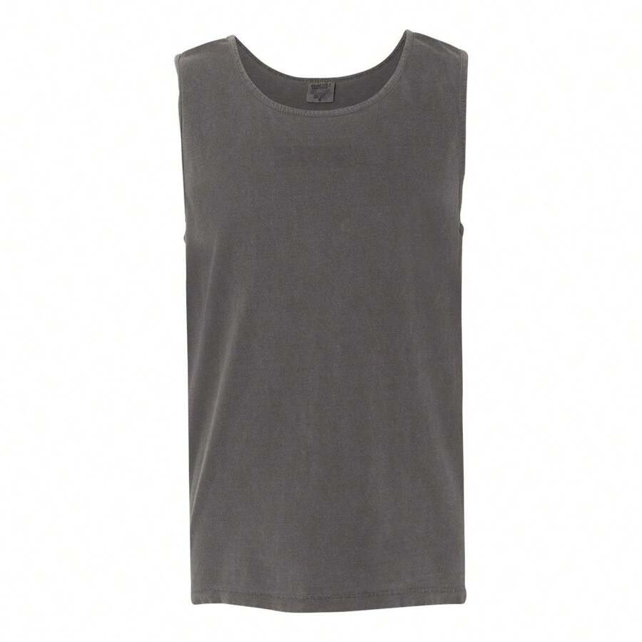 Garment-Dyed Heavyweight Tank Top (Pepper) - 深灰色 - 查看 1