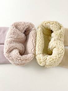 2 cặp quần tất dày cho trẻ em, quần tất liền thân lót nhiệt ấm áp cho bé gái mùa thu/đông, đen/trắng - Nhiều màu - Xem 6