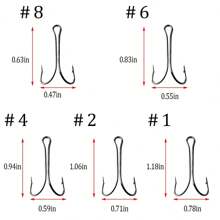Double Hooks - Fly Tying Double Hooks Classic Frog Hooks 3X Strong Sharp Open Shank High Carbon Steel Barbed Small For Saltwater And Freshwater