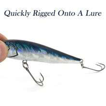 Double Hooks - Fly Tying Double Hooks Classic Frog Hooks 3X Strong Sharp Open Shank High Carbon Steel Barbed Small For Saltwater And Freshwater