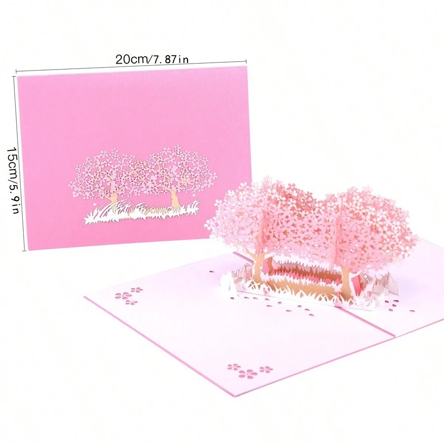3D Pop Up Greeting Cards With Envelope, Valentines Day, Teachers Day