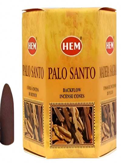 Paquete de 40 conos de flujo marca Hem original hindú aroma madera sagrada