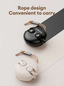 Monster XKT21 蓝牙耳机，耳挂式设计，具有被动降噪功能，超长播放时间，高清清晰通话，降噪，运动跑步，高品质音乐，低延迟，无线耳塞，兼容小米、华为 - 米色 - 查看 6