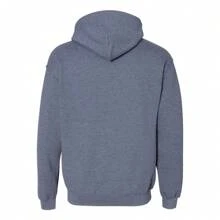 Gildan Heavy Blend Hooded Sweatshirt - 50% Cotton/50% Polyester - (SA395) - 藏蓝色 - 查看 2