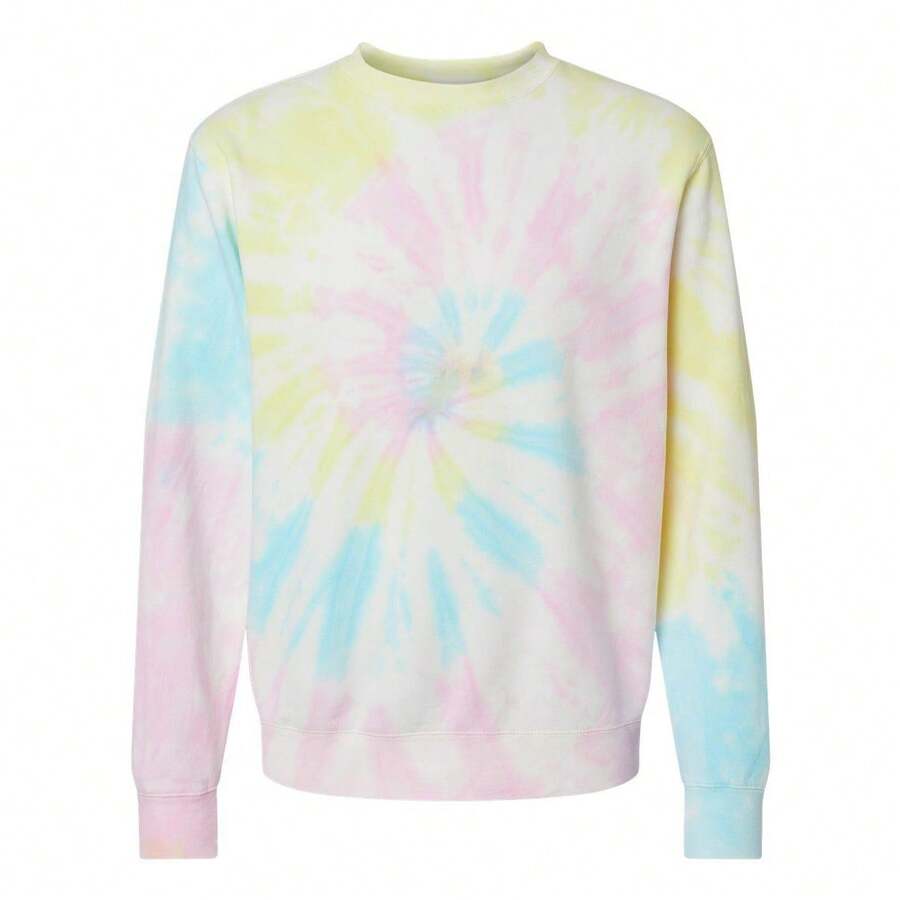 Independent Trading Co. Midweight Tie-Dyed Sweatshirt - (SA10322) - 彩色 - 查看 1