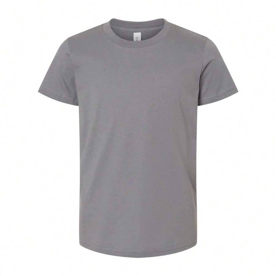 BELLA + CANVAS Youth Jersey Tee - 100% Cotton - (SA2209) - 灰色 - 查看 1