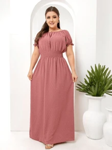 Women's Long Dress Plus Size GG  Elegant Loose Summer Straps