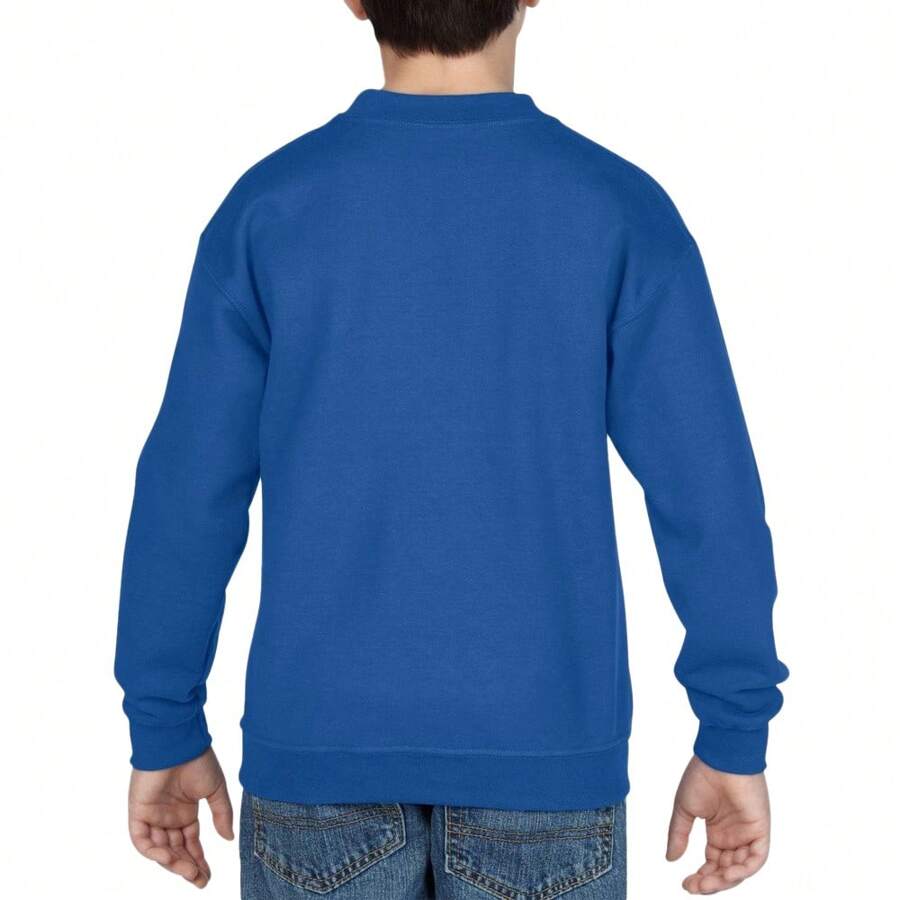 Gildan Childrens Big Boys Heavy Blend Crewneck Sweatshirt (Royal