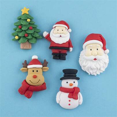 1 pezzo Grande blocco note magnetico opaco con Babbo Natale, renne e pupazzo di neve a cartoni animati per decorare frigorifero in cucina