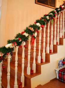 24 chiếc vòng hoa Giáng sinh buộc kim thông nhân tạo cành cây thông Noel thân cây xanh giả có dây 12inx1.6in màu xanh lá cây dùng để trang trí Giáng sinh, gói quà thủ công - màu xanh lá - Xem 5
