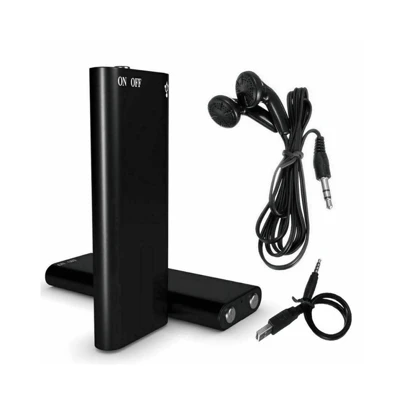 Gravador De Voz Profissional Grava Até 96 Horas 8gb Mini Micro Gravador Digital