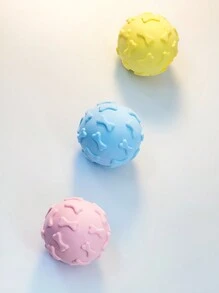 1 TPR Pet Bite Toy, Dog Toy, Cat Toy, Ball Rubber Toy, Interactive, Throwing Ball
