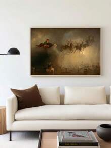 1 tranh vải canvas treo tường hình ông già Noel và tuần lộc, tranh in trang trí không khung, thích hợp cho văn phòng tại nhà, phòng khách, phòng ngủ, nghệ thuật trang trí chống thấm nước, tranh mực phong cách cổ điển và hiện đại, tranh treo tường Giáng sinh đa năng trong nhà/ngoài trời cho quán cà phê, quán bar, ký túc xá, trang trí Giáng sinh, trang trí XMAS, quà tặng cây thông Noel, trang trí lễ tạ ơn, trang trí nhà đám cưới, trang trí nhà, trang trí mùa thu, trang trí mùa thu, trang trí sinh nhật làm quà tặng, đồ dùng cho bữa tiệc, trang trí lễ hội trong nhà, trang trí Halloween, trang trí tường, đồ trang trí Halloween - Nhiều màu - Xem 1