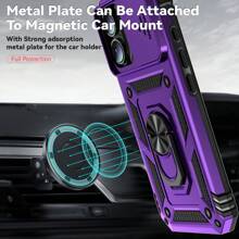 360 Rotating Kickstand Shockproof Phone Case Compatible With Iphone 16 Pro Max, Redmi Note 11/12/13 Pro+, Pixel 9 Pro, IPhone 11/12/13/14/15 Pro Max, Samsung A14/A24/34/35/54/55 S23/24 S22 Ultra, OPPO, VIVO,