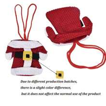 6pcs Christmas Santa Suit Canvas Cutlery Holder Set - Festive Tableware Organizer With Silverware Bag Decorations - Holiday Home Kitchen Table Decorations For Christmas Party,Home Decor,Kitchen Decor Decor,Room Decor,Christmas Decor,Party Decor,Decorative Crafts,Desk Ornaments,Table Decorative Ornaments,Party Gift Decorations,Christmas Decorations,Christmas Gift.