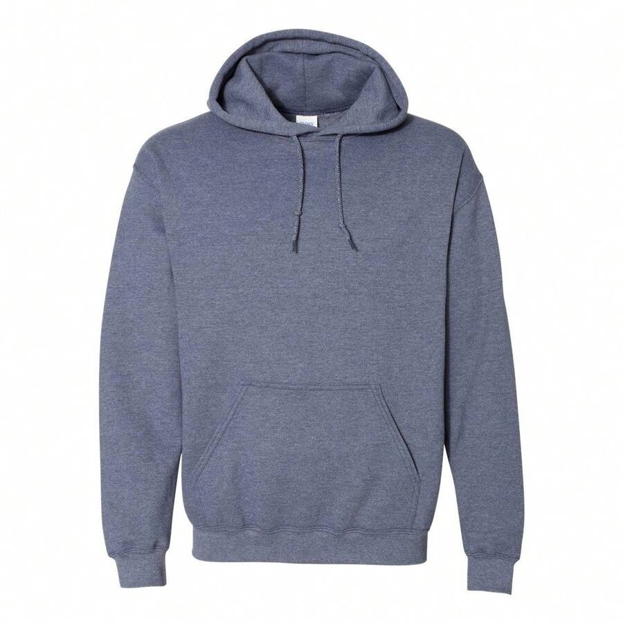 Gildan Heavy Blend Hooded Sweatshirt - 50% Cotton/50% Polyester - (SA395) - 藏蓝色 - 查看 1