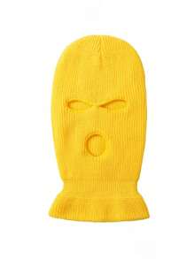 1 chiếc mũ len dệt kim dày 3 lỗ màu kẹo phong cách Y2K dành cho cả nam và nữ, thích hợp cho các bữa tiệc phong cách đường phố, mũ ấm áp ngoài trời mùa thu đông - Nhiều màu - Xem 8