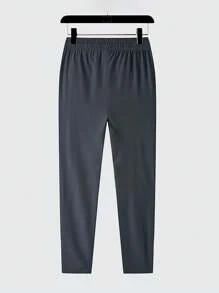 2pcs/Set Men's Sports Lightweight Quick-Dry Pants, Summer Cool Outdoor Casual Straight Leg Trousers