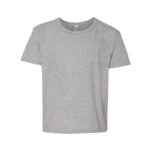 Sofspun Youth T-Shirt (Athletic Heather) - Grey - View 1