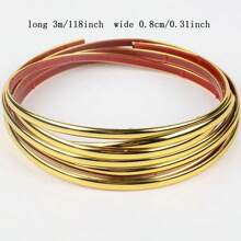 3M/Roll PVC Self-Adhesive Decorative Strip With Metallic Texture, Wall/Door/Furniture Edging, Protective Trims, Dirt-Proof Crack Covers