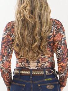 Women's Country Jeans - Teal Blue - View 3