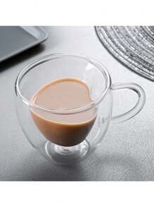 Christmas Tree Mug, Glass Xmas Coffee Mug Tea Cup, Double-Wall Insulated Glasses Drinking Cups For Home Decor With Lid - Multicolor - View 15