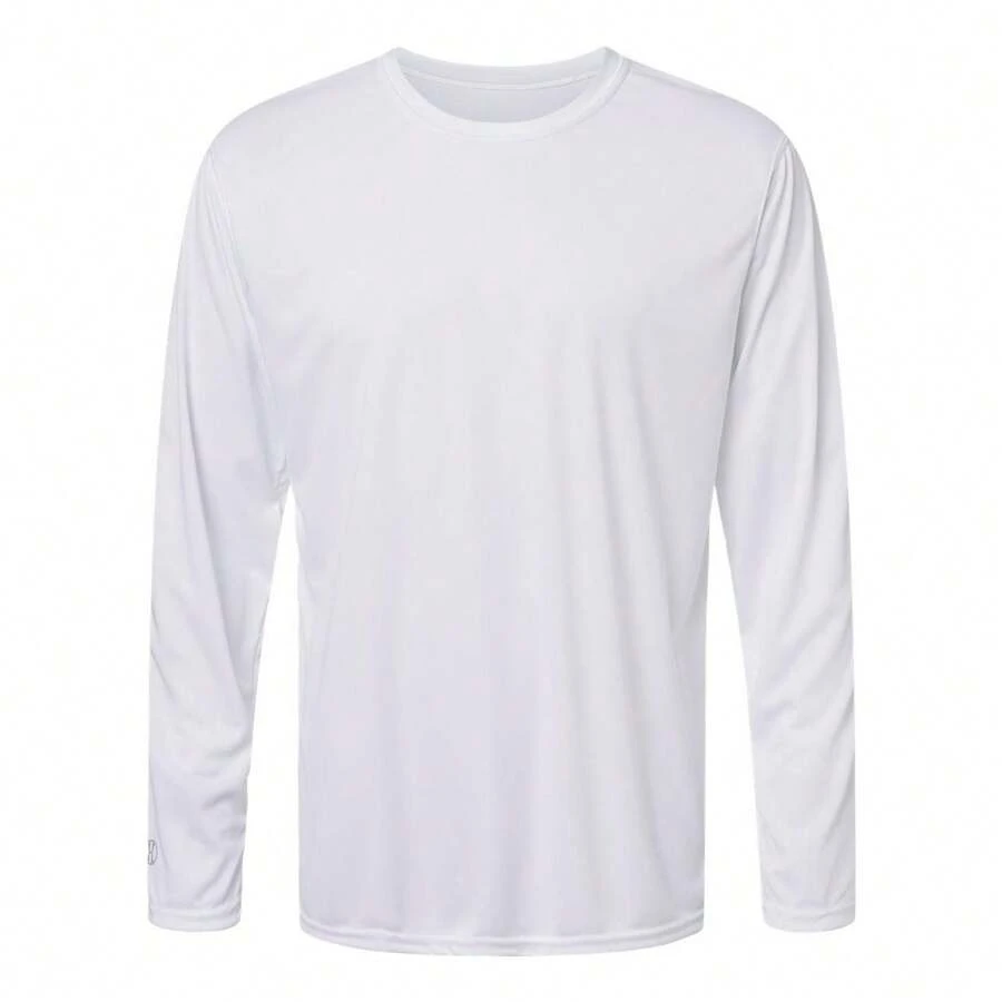 Holloway Momentum Long Sleeve T-Shirt - 100% Polyester - (SA10381) - 白色 - 查看 1