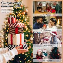 Llavero personalizado con foto Llaveros personalizados con foto Grabado de texto personalizado Llavero para mujeres y hombres - Multicolor - Ver 7