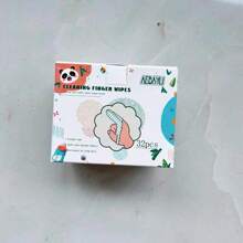 32 Peças Lenços de Limpeza para Dedos de Bebê, Limpador de Língua para Recém-Nascidos, Escova de Dentes para Dedos de Bebê para Limpeza de Dentes, Limpa Superfície da Língua, Adequado para Bebês de 0 a 36 Meses