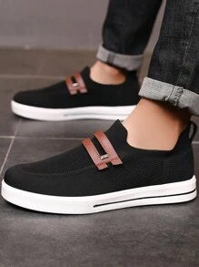New Men Sports Shoes, Comfortable Lightweight Breathable Casual Slip-On Loafers, Size 39-46