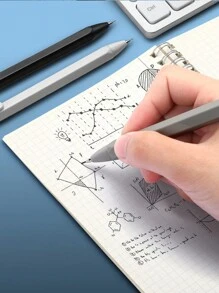 5 Peças/Conjunto de Lapiseiras, Opções de Tamanho de Grafite 0,5mm e 0,7mm, Design Minimalista, Adequado para Estudantes, Material Escolar, Volta às Aulas