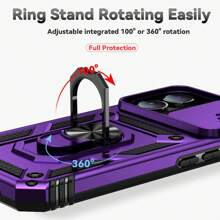 360 Rotating Kickstand Shockproof Phone Case Compatible With Iphone 16 Pro Max, Redmi Note 11/12/13 Pro+, Pixel 9 Pro, IPhone 11/12/13/14/15 Pro Max, Samsung A14/A24/34/35/54/55 S23/24 S22 Ultra, OPPO, VIVO,
