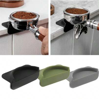 Tapete de silicona para prensar el café expreso, soporte para prensar, alfombrilla antideslizante para portafiltros de 51/54/58 mm, herramientas de barista