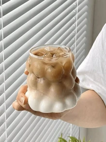 1 chiếc, Cốc cà phê, Hình quả nho, Tay cầm, Phong cách cá nhân, Cốc borosilicate chịu nhiệt cao, Dùng cho Latte, Sữa, Nước ép và các loại đồ uống khác - Màu trong suốt - Xem 4