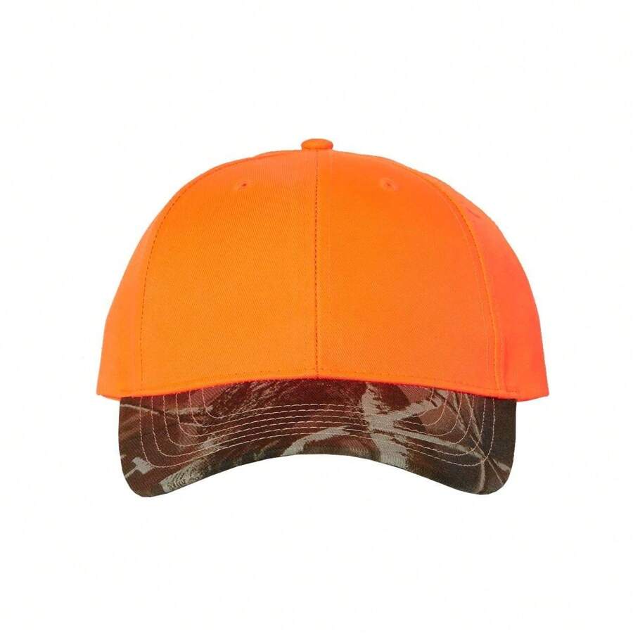 Kati Solid Crown With Camo Visor Cap - (SA1184)