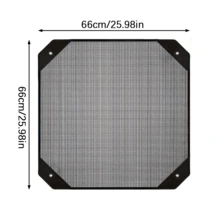 1pc Durable Outdoor Air Conditioning Cover, Waterproof Fabric, Windproof Design, Dust And Cold Air, PVC Mesh Breathable