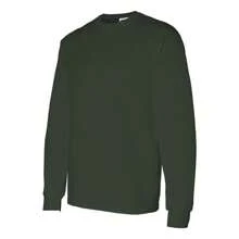 Gildan Heavy Cotton Long Sleeve T-Shirt - (SA94) - Màu xanh lá cây đậm - Xem 3