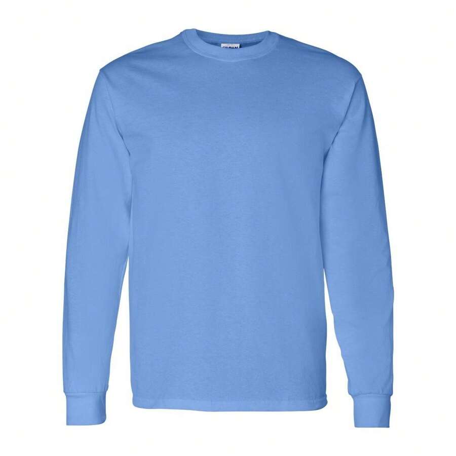 Gildan Heavy Cotton Long Sleeve T-Shirt - (SA94) - 藍色 - 查看 1