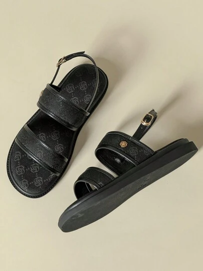 女士厚底绑带凉鞋，波西米亚碎花图案，露趾设计，舒适，坡跟，适合海滩、夏季、春秋季穿着，可搭配连衣裙，休闲、运动皆宜，尺码齐全（41-43码）。